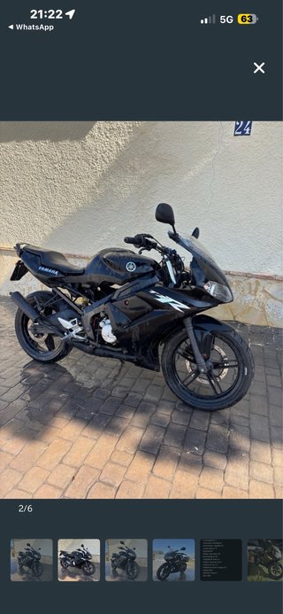 Yamaha TZR 50cc Negra