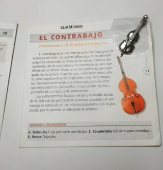 2 Pins  Instrumentos Musicales, El Mundo, años 90