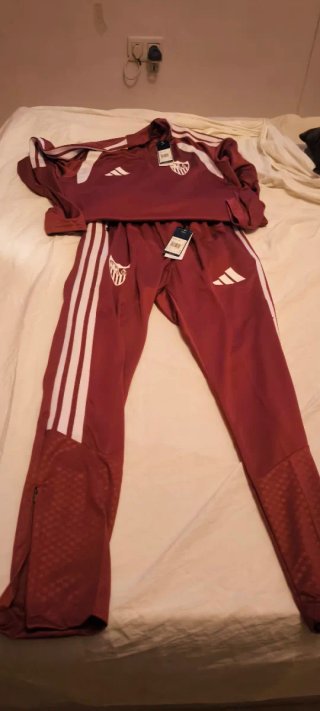 Chándal Adidas Entrenamiento Rojo y Blanco