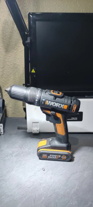 Taladro Percutor Worx + 2 Baterías + Cargador