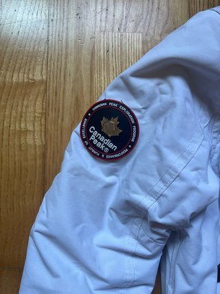 Abrigo Parka Canadian Peak Blanco Talla M