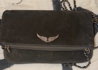 Bolso Zadig & Voltaire Gris con Alas
