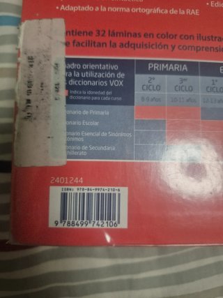 Diccionarios de 6 de primaria