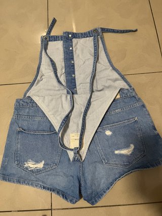 Mono vaquero corto Zara