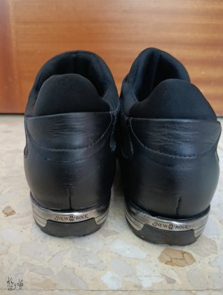 Botines con cuña New Rock Negras