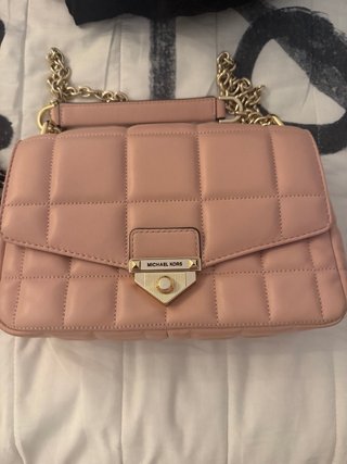 Bolso Michael Kors Rosa y Dorado
