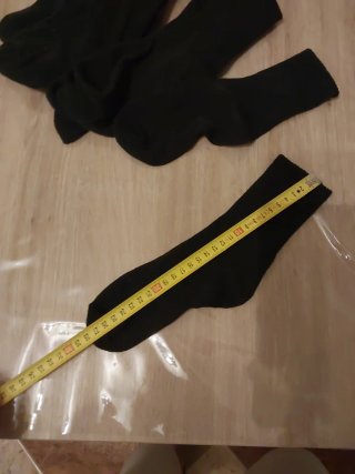 6 pares Calcetines negros talla 35-38