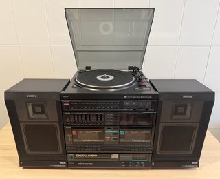Cadena Hi-Fi Philips FCD-463 Tocadiscos CD Radio