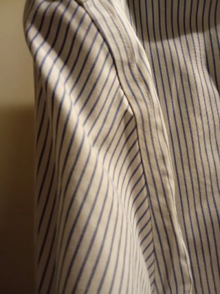Camisa Rayas Hombre Azul y Blanca