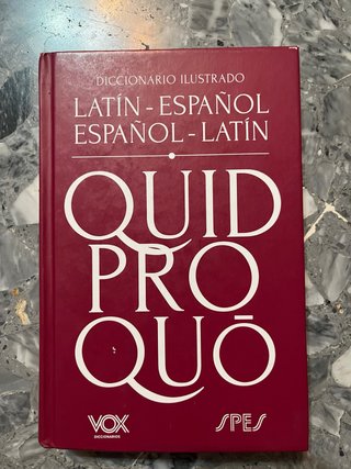 Diccionario de latin-español/español -latin nuevo