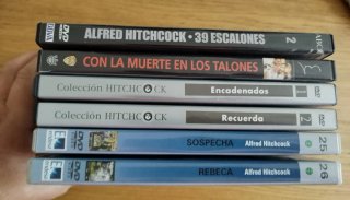 Pack 6 Películas DVD Alfred Hitchcock
