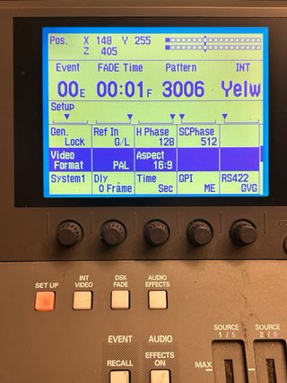 Mesa de mezclas Panasonic MX70