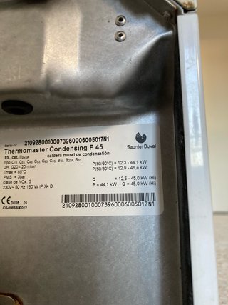 Caldera Saunier Duval Thermomaster Condens F 45
