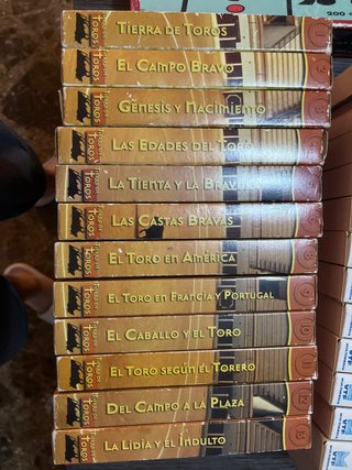 Colección VHS Tierra de Toros (13 cintas)
