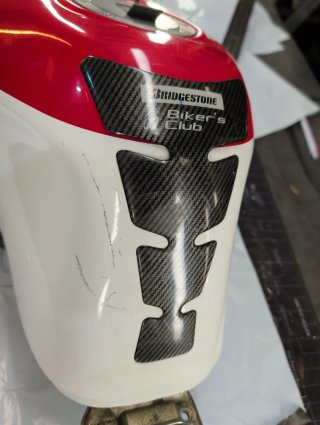 Depósito Gasolina Yamaha TZR 80 RR Rojo/Blanco