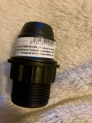 Portalámparas E14 Debflex 712550 Negro