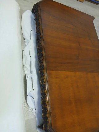 Conjunto mesa comedor y 8 sillas madera