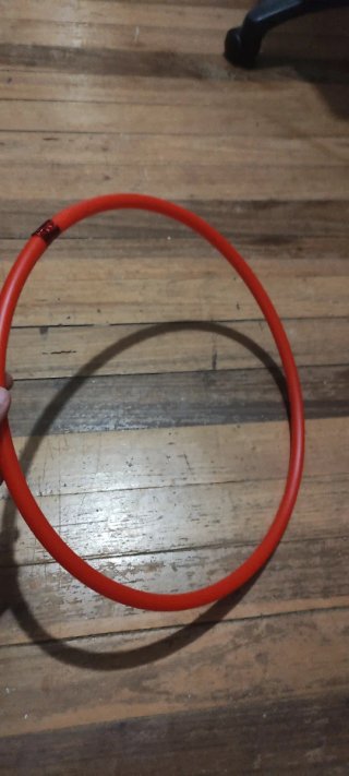 Aro rojo plástico 41cm