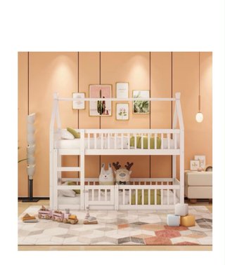Litera infantil madera blanca