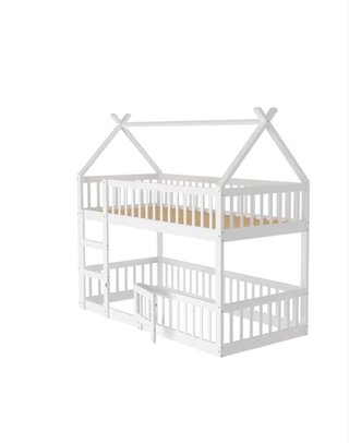 Litera infantil madera blanca