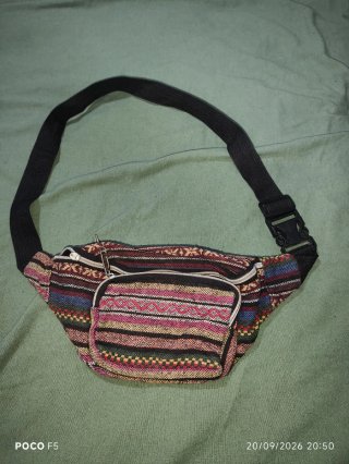 Riñonera 65% Algodón diseño étnico