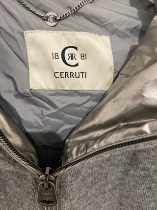 Piumino donna Cerruti grigio/argento