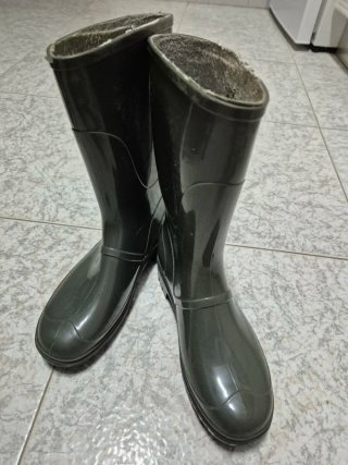 Botas de agua verdes
