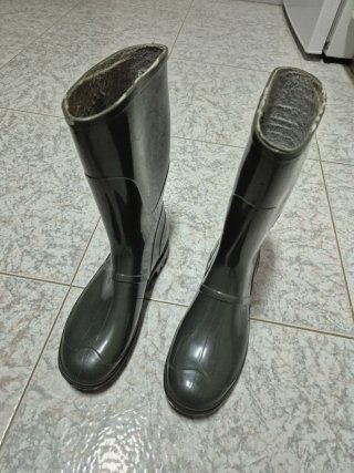 Botas de agua verdes