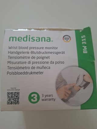 Medisana BW 315 Tensiómetro Muñeca