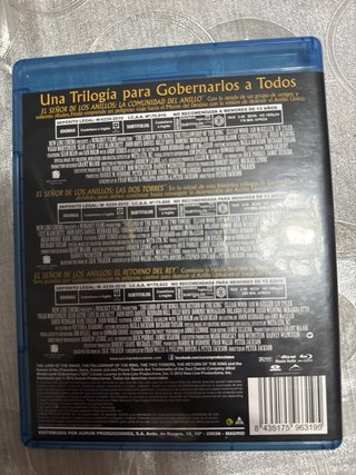 El Señor de los Anillos: La Trilogía Blu-ray