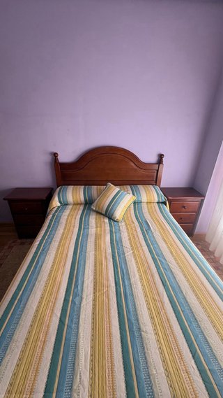 Habitación 1.35 madera pino