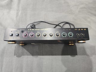 Amplificador Mezclador Micrófonos Space Tech K-18
