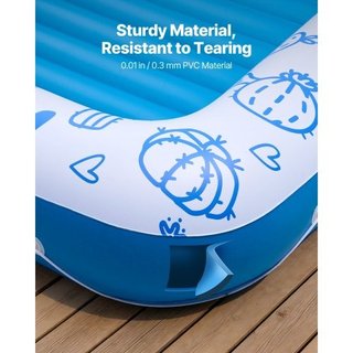 Flotador inflable para piscina con toldo UPF 50+