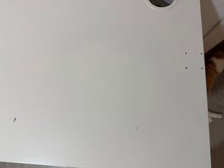 Escritorio blanco MICKE Ikea con cajones
