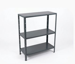 Estantería Metálica Gris 3 Niveles