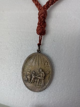Medalla antigua Hermandad Ferroviaria de 1938.