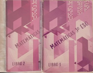 2 Libros de matemáticas 3° de la ESO
