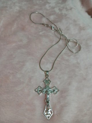 Cadena y Colgante Cruz Plata 925