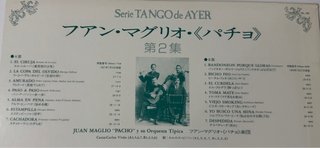 Juan Maglio Pacho Vol.2 LP Tango