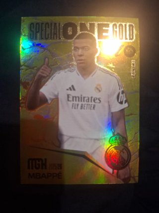Cromo Mbappé Real Madrid Special One Gold