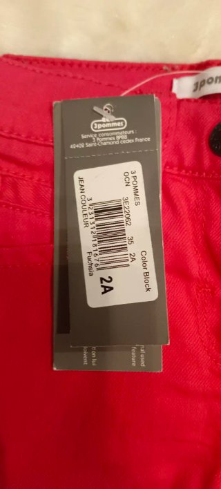 Pantalones  infantiles 3 Pommes de 2 a 3 años