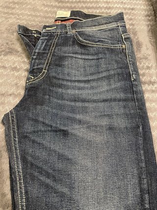 Vaqueros Hombre Azul