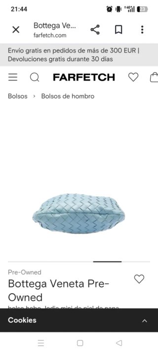 Bolso Bottega Veneta Azul