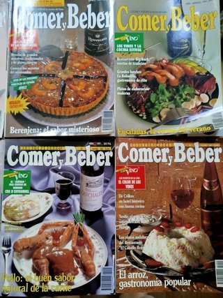 Revistas comer y beber año 1991