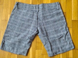 Shorts Desigual a cuadros grises