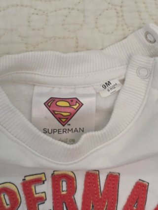 Sudadera Superman 9 meses