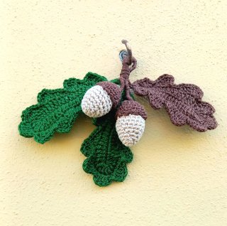 Adorno Bellota Crochet Hogar