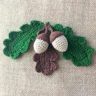 Adorno Bellota Crochet Hogar