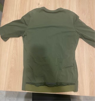 Maillot ciclismo verde con cremallera