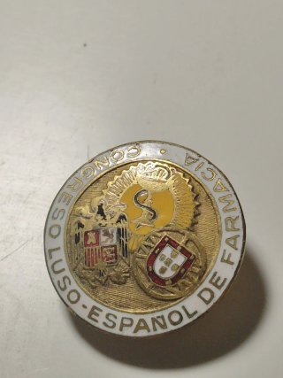 Pin Congreso Luso Español Farmacia 1948 I.B.Y.S.
